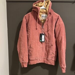 Alpine Design Women’s Hooded Corduroy Jacket Pink Small NWT